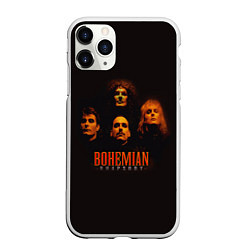Чехол iPhone 11 Pro матовый Queen: Bohemian Rhapsody, цвет: 3D-белый