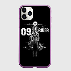 Чехол iPhone 11 Pro матовый 09 Rider, цвет: 3D-фиолетовый