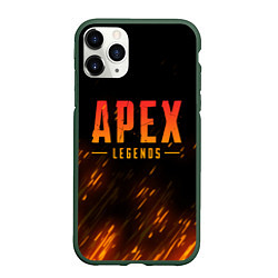 Чехол iPhone 11 Pro матовый Apex Legends: Battle Royal, цвет: 3D-темно-зеленый