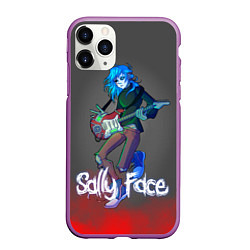 Чехол iPhone 11 Pro матовый Sally Face: Rock Star, цвет: 3D-фиолетовый