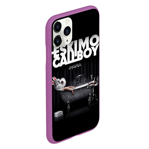 Чехол iPhone 11 Pro матовый Eskimo Callboy: Crystalis / 3D-Фиолетовый – фото 2