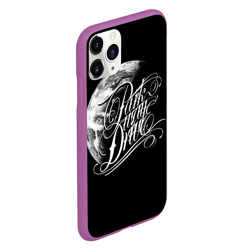 Чехол iPhone 11 Pro матовый Parkway Drive / 3D-Фиолетовый – фото 2