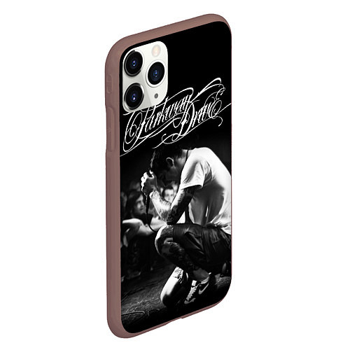 Чехол iPhone 11 Pro матовый Parkway Drive / 3D-Коричневый – фото 2