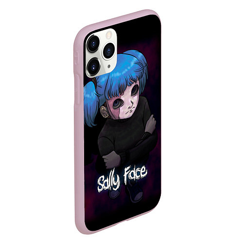 Чехол iPhone 11 Pro матовый Sally Face: Lonely / 3D-Розовый – фото 2