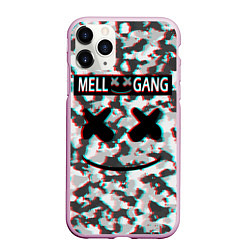 Чехол iPhone 11 Pro матовый Mell x Gang, цвет: 3D-розовый