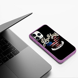 Чехол iPhone 11 Pro матовый New York, state of mind, цвет: 3D-фиолетовый — фото 2