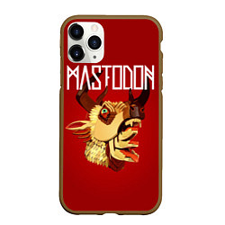 Чехол iPhone 11 Pro матовый Mastodon: Leviathan, цвет: 3D-коричневый