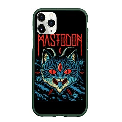 Чехол iPhone 11 Pro матовый Mastodon: Demonic Cat