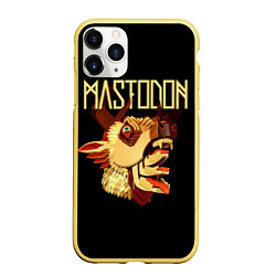 Чехол iPhone 11 Pro матовый Mastodon: Leviathan, цвет: 3D-желтый