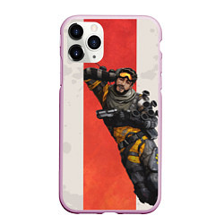 Чехол iPhone 11 Pro матовый Apex Legends: Mirage, цвет: 3D-розовый