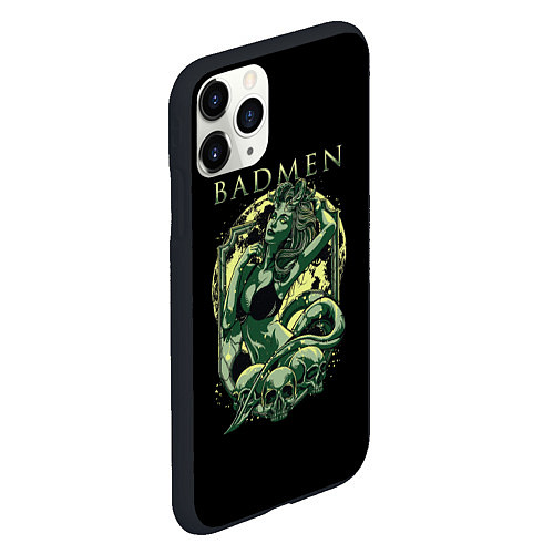 Чехол iPhone 11 Pro матовый Badmen / 3D-Черный – фото 2