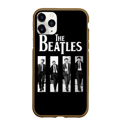 Чехол iPhone 11 Pro матовый The Beatles: Black Side