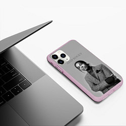 Чехол iPhone 11 Pro матовый ASAP Rocky: Grey Fashion, цвет: 3D-розовый — фото 2