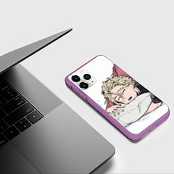 Чехол iPhone 11 Pro матовый Dreams, цвет: 3D-фиолетовый — фото 2