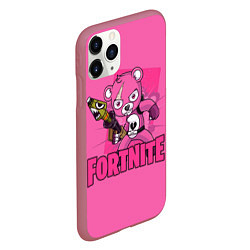 Чехол iPhone 11 Pro матовый Fortnite, цвет: 3D-малиновый — фото 2