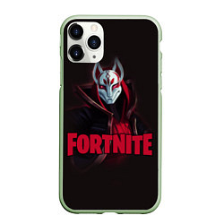 Чехол iPhone 11 Pro матовый Fortnite, цвет: 3D-салатовый