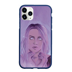 Чехол iPhone 11 Pro матовый Billie Eilish: Heart You, цвет: 3D-тёмно-синий