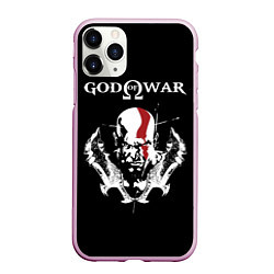 Чехол iPhone 11 Pro матовый God of War: Kratos, цвет: 3D-розовый