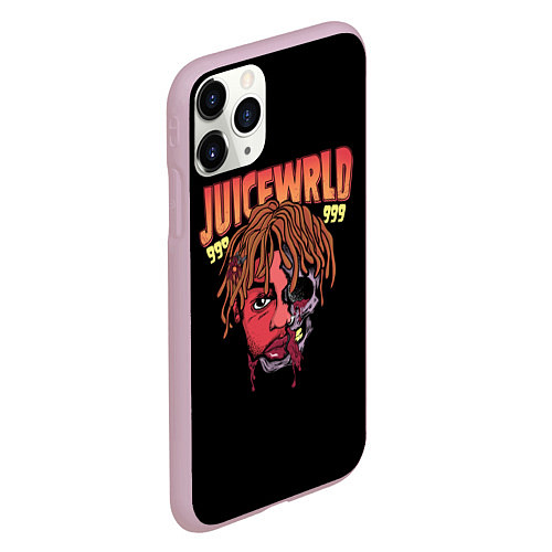 Чехол iPhone 11 Pro матовый Juice WRLD / 3D-Розовый – фото 2