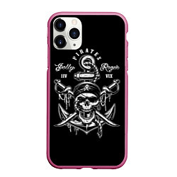 Чехол iPhone 11 Pro матовый Pirates Team