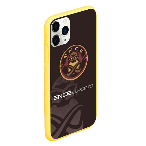 Чехол iPhone 11 Pro матовый ENCE Esports / 3D-Желтый – фото 2