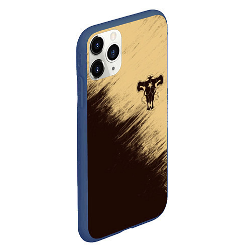 Чехол iPhone 11 Pro матовый Black Clover / 3D-Тёмно-синий – фото 2