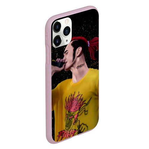 Чехол iPhone 11 Pro матовый Gone Fludd art 3 / 3D-Розовый – фото 2