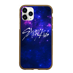 Чехол iPhone 11 Pro матовый Stray Kids, цвет: 3D-коричневый