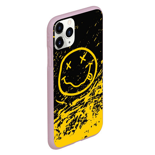 Чехол iPhone 11 Pro матовый NIRVANA / 3D-Розовый – фото 2