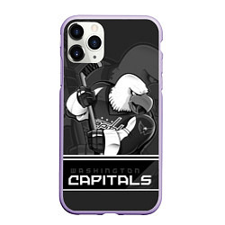 Чехол iPhone 11 Pro матовый Washington Capitals: Mono