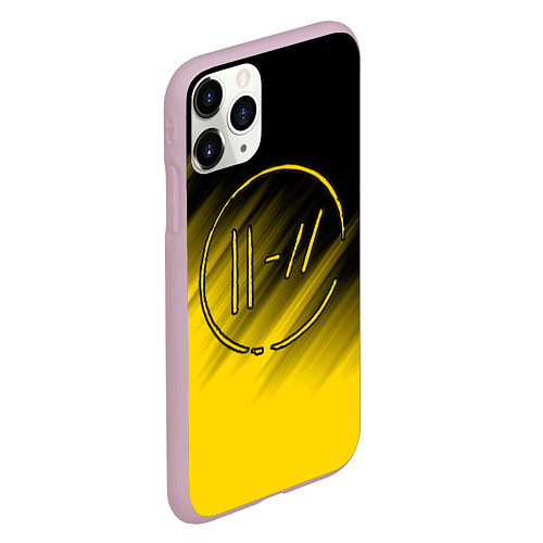 Чехол iPhone 11 Pro матовый TWENTY ONE PILOTS / 3D-Розовый – фото 2