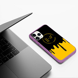 Чехол iPhone 11 Pro матовый 21 Pilots: Liquid Paint, цвет: 3D-фиолетовый — фото 2