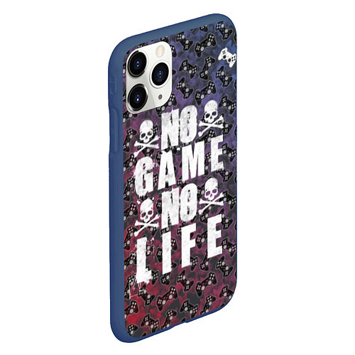 Чехол iPhone 11 Pro матовый No Game No Life / 3D-Тёмно-синий – фото 2