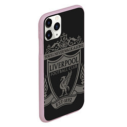 Чехол iPhone 11 Pro матовый Liverpool - Classic Est 1892, цвет: 3D-розовый — фото 2