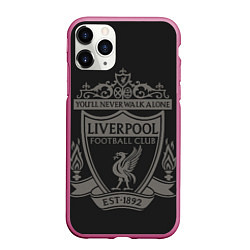 Чехол iPhone 11 Pro матовый Liverpool - Classic Est 1892