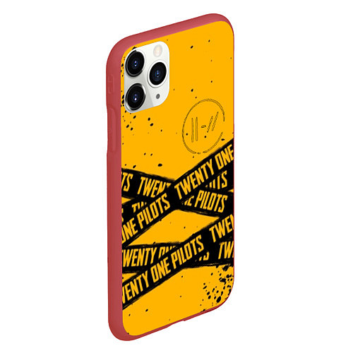 Чехол iPhone 11 Pro матовый 21 Pilots: Yellow Levitate / 3D-Красный – фото 2