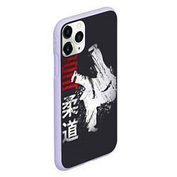 Чехол iPhone 11 Pro матовый Judo Warrior, цвет: 3D-светло-сиреневый — фото 2