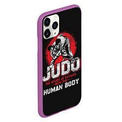 Чехол iPhone 11 Pro матовый Judo: Human Body, цвет: 3D-фиолетовый — фото 2