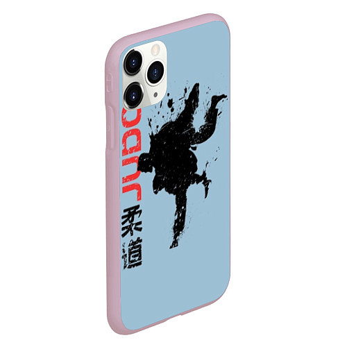 Чехол iPhone 11 Pro матовый Judo / 3D-Розовый – фото 2