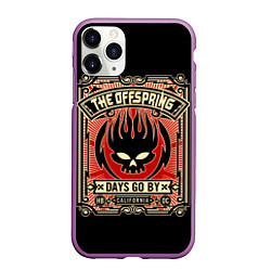 Чехол iPhone 11 Pro матовый The Offspring: Days Go By, цвет: 3D-фиолетовый