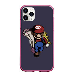 Чехол iPhone 11 Pro матовый Mario Chad