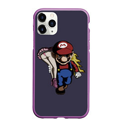 Чехол iPhone 11 Pro матовый Mario Chad