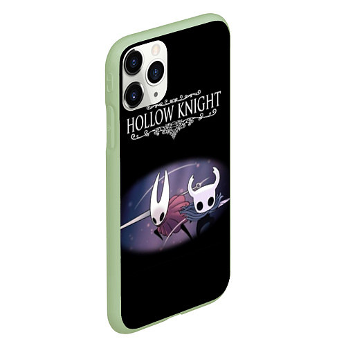 Чехол iPhone 11 Pro матовый Hollow Knight / 3D-Салатовый – фото 2