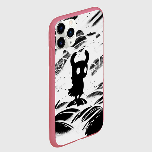 Чехол iPhone 11 Pro матовый Hollow Knight / 3D-Малиновый – фото 2