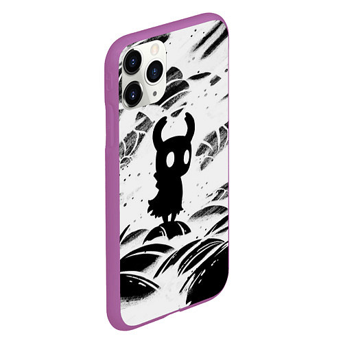 Чехол iPhone 11 Pro матовый Hollow Knight / 3D-Фиолетовый – фото 2