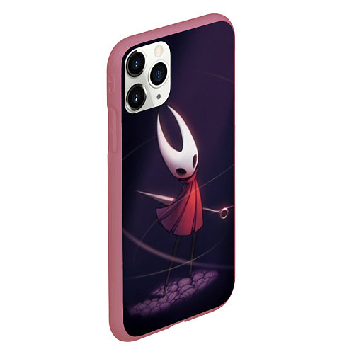 Чехол iPhone 11 Pro матовый Hollow Knight / 3D-Малиновый – фото 2