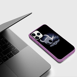 Чехол iPhone 11 Pro матовый Hollow Knight, цвет: 3D-фиолетовый — фото 2
