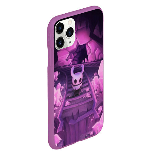 Чехол iPhone 11 Pro матовый Hollow Knight / 3D-Фиолетовый – фото 2