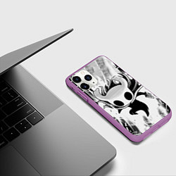 Чехол iPhone 11 Pro матовый Hollow Knight, цвет: 3D-фиолетовый — фото 2