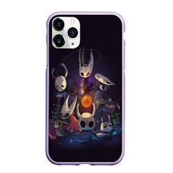 Чехол iPhone 11 Pro матовый Hollow Knight, цвет: 3D-светло-сиреневый